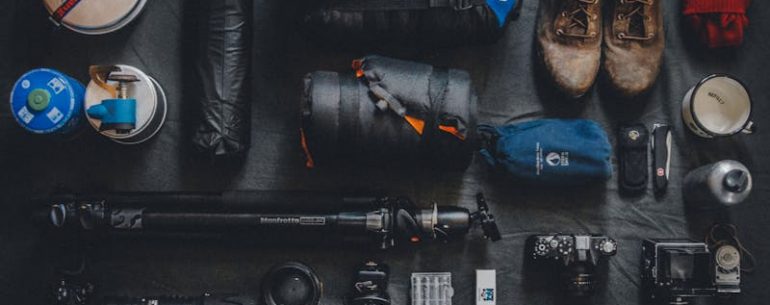 camping gear and essentials